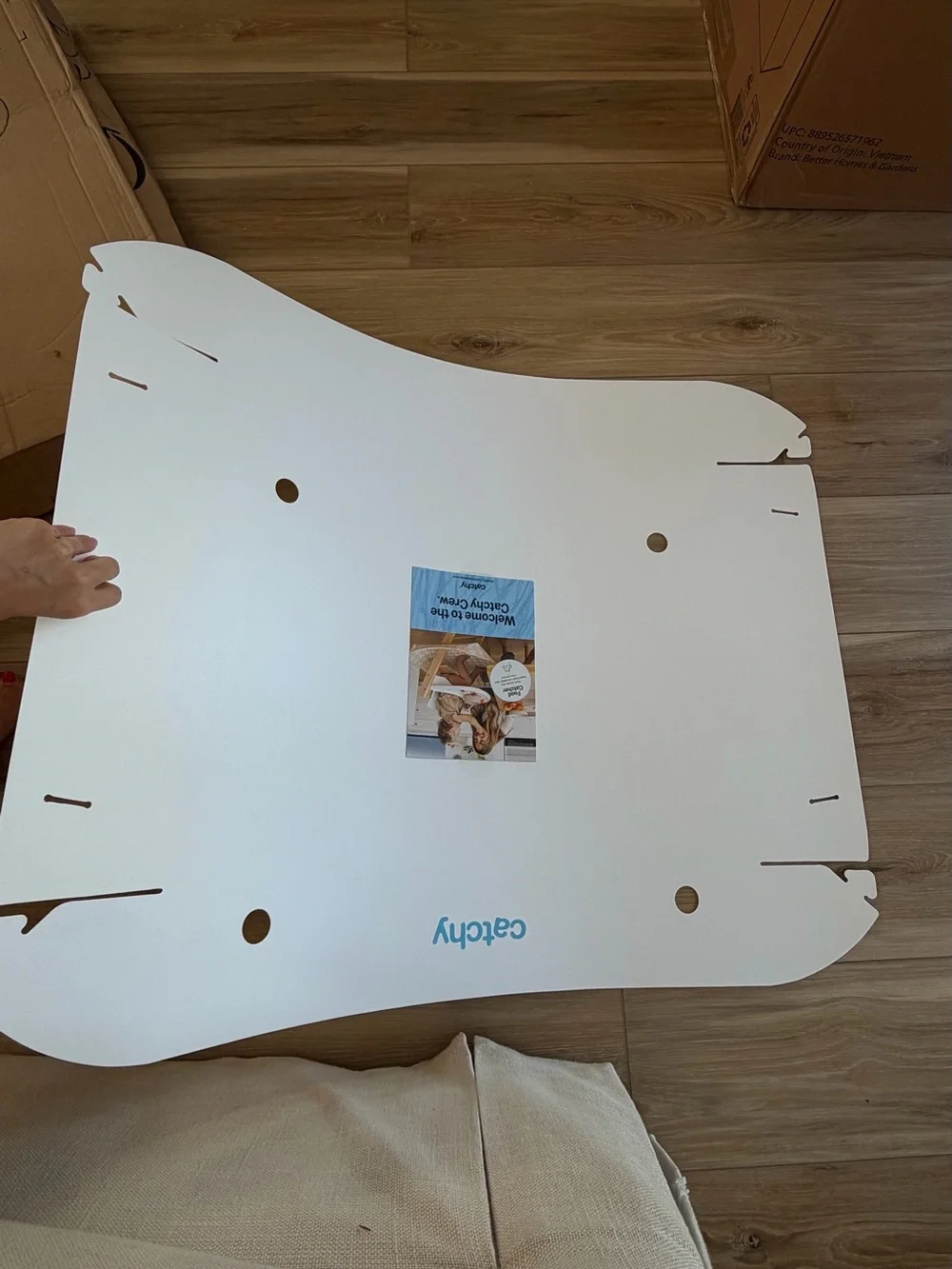 Kids high chair accessory label